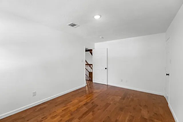 a view of empty room