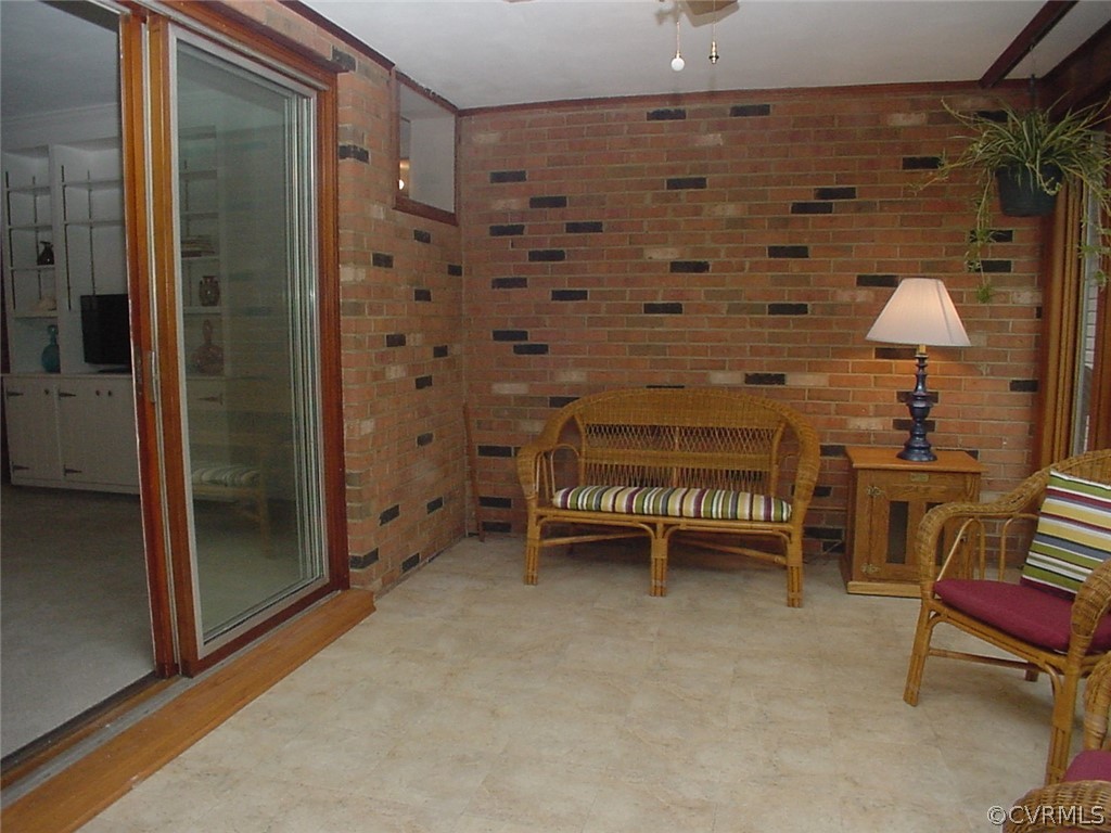 8420 Larkspur Road North Chesterfield, VA 23235 - Photo 18 of 47 Sun porch has propane gas heat & a ceiling fan