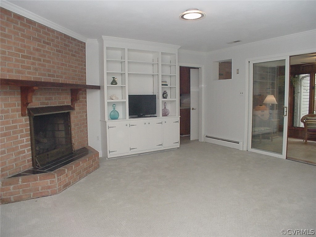 8420 Larkspur Road North Chesterfield, VA 23235 - Photo 8 of 47 Family room has built-in bookcase and pocket door