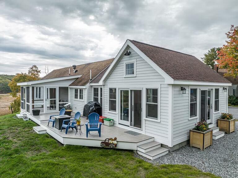75 Spinney Mill Road Bath, ME 04530 - Photo 4 of 22 Back deck