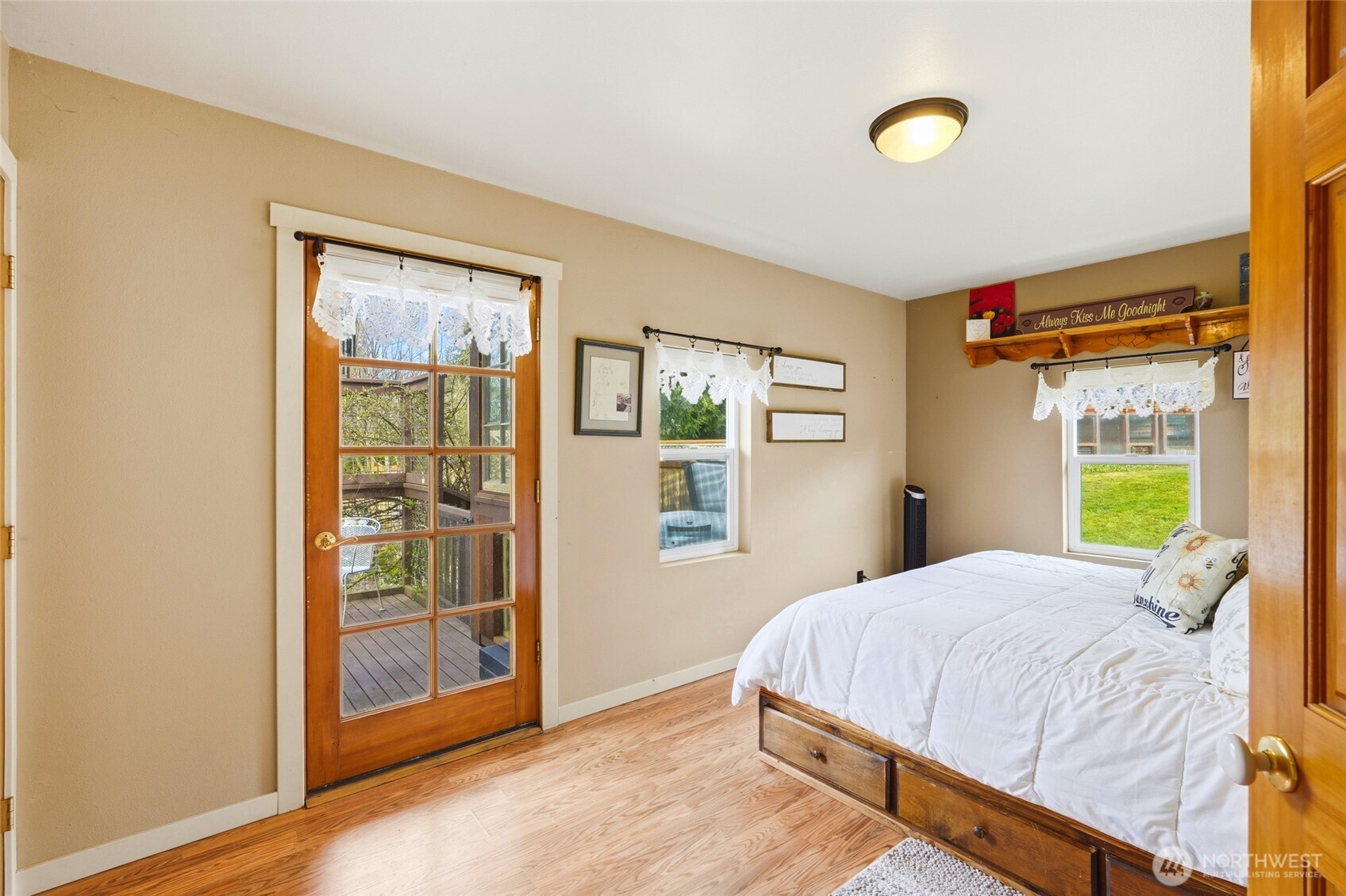 5334 Tenneson Road Sedro-Woolley, WA 98284 - Photo 16 of 39 a bedroom with a bed and a window