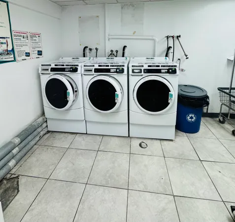 a view of a building with a window