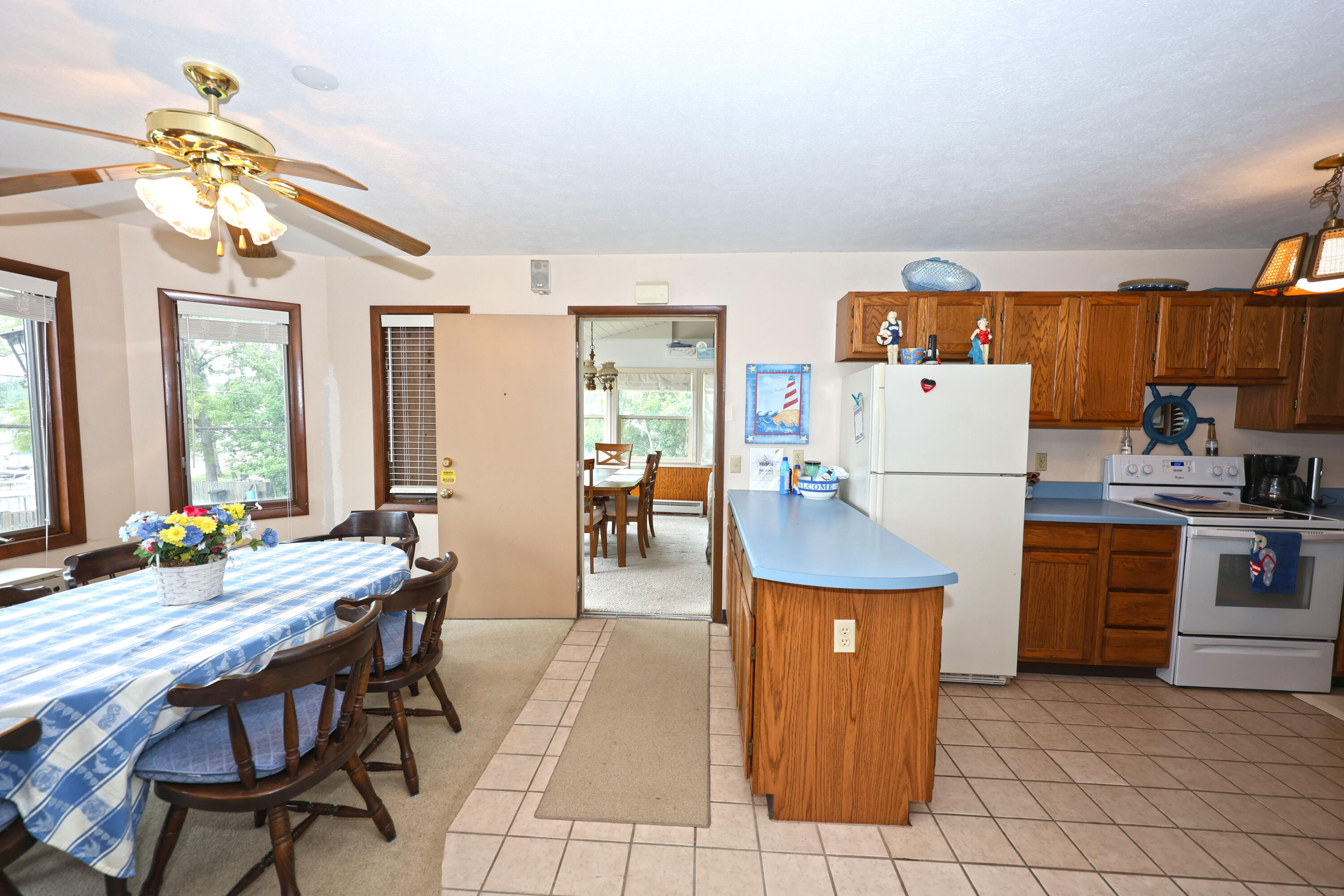 54891 Indian Lake Road Dowagiac, MI 49047 - Photo 11 of 39 Dining & Kitchen Area Into Family Room