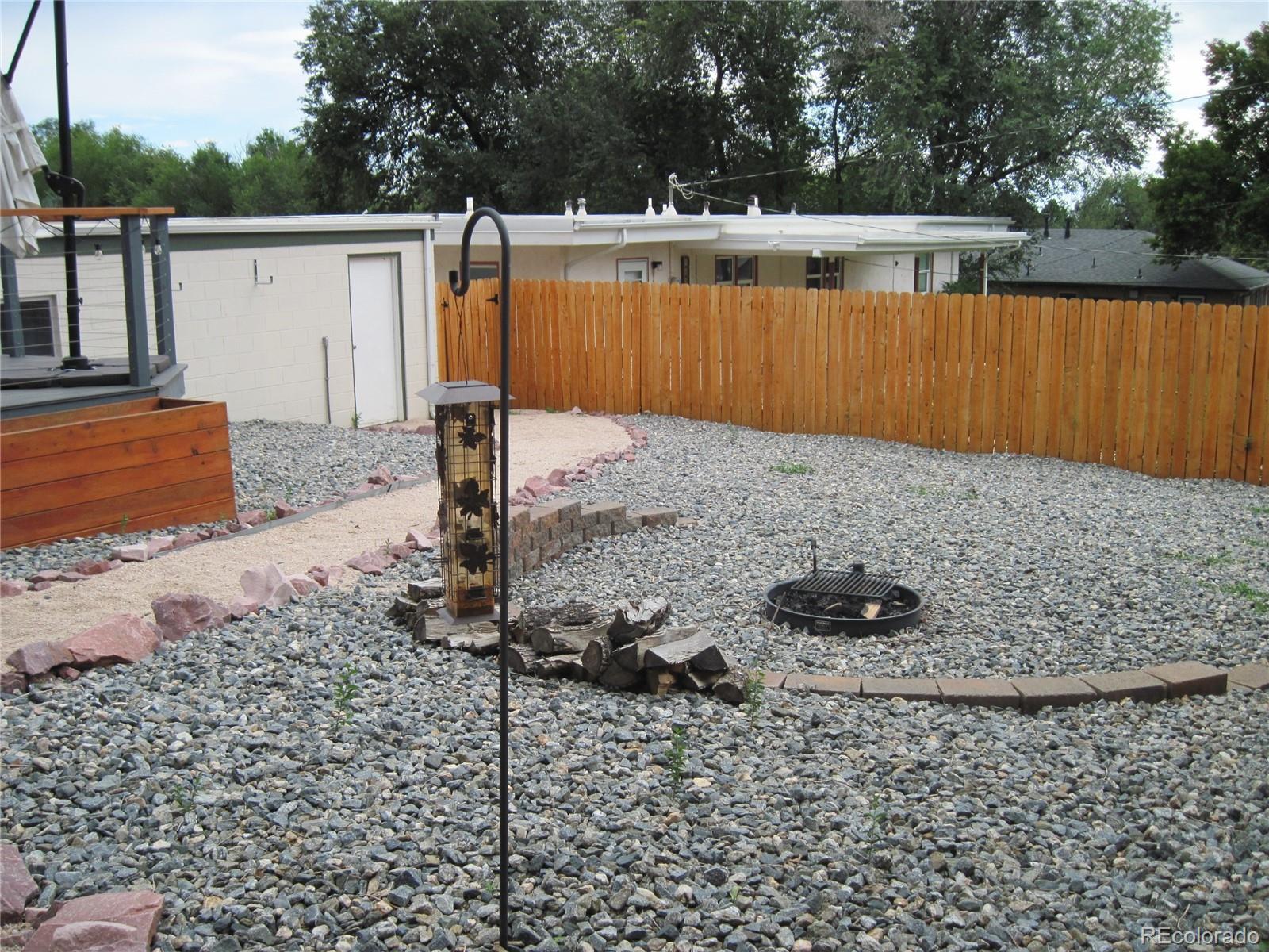 1014 Alexander Road Colorado Springs, CO 80909 - Photo 38 of 44 a backyard of a house