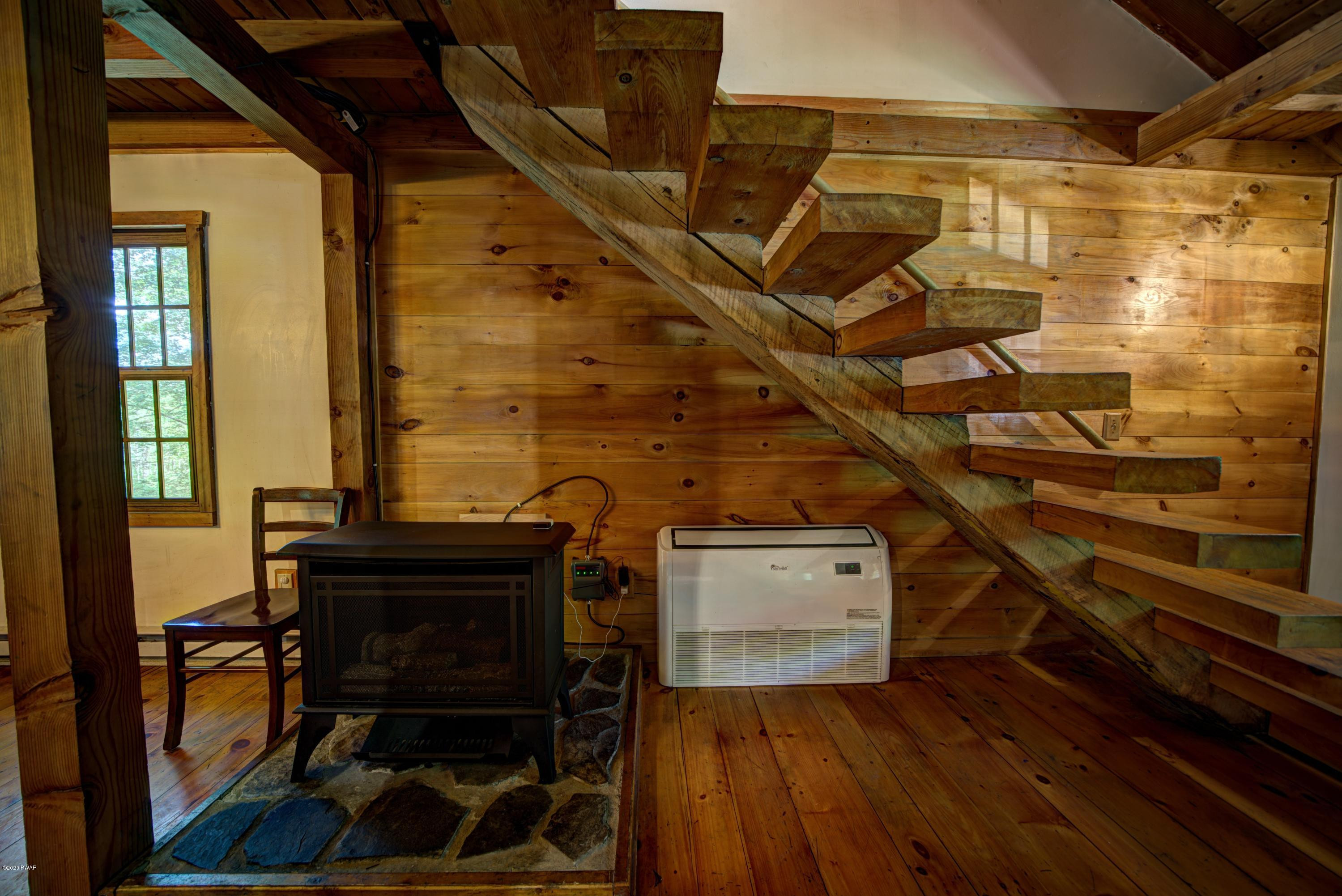 1111 Silver Lake Road Dingmans Ferry, PA 18328 - Photo 19 of 39 Stairs AC Firepace