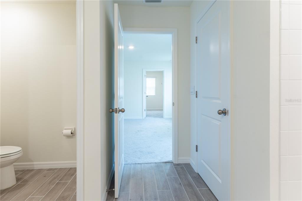 4807 Southwest 51st Terrace Gainesville, FL 32608 - Photo 28 of 35 a view of a bathroom from a hallway