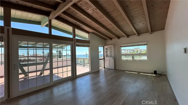 a view of a terrace with furniture and outdoor space