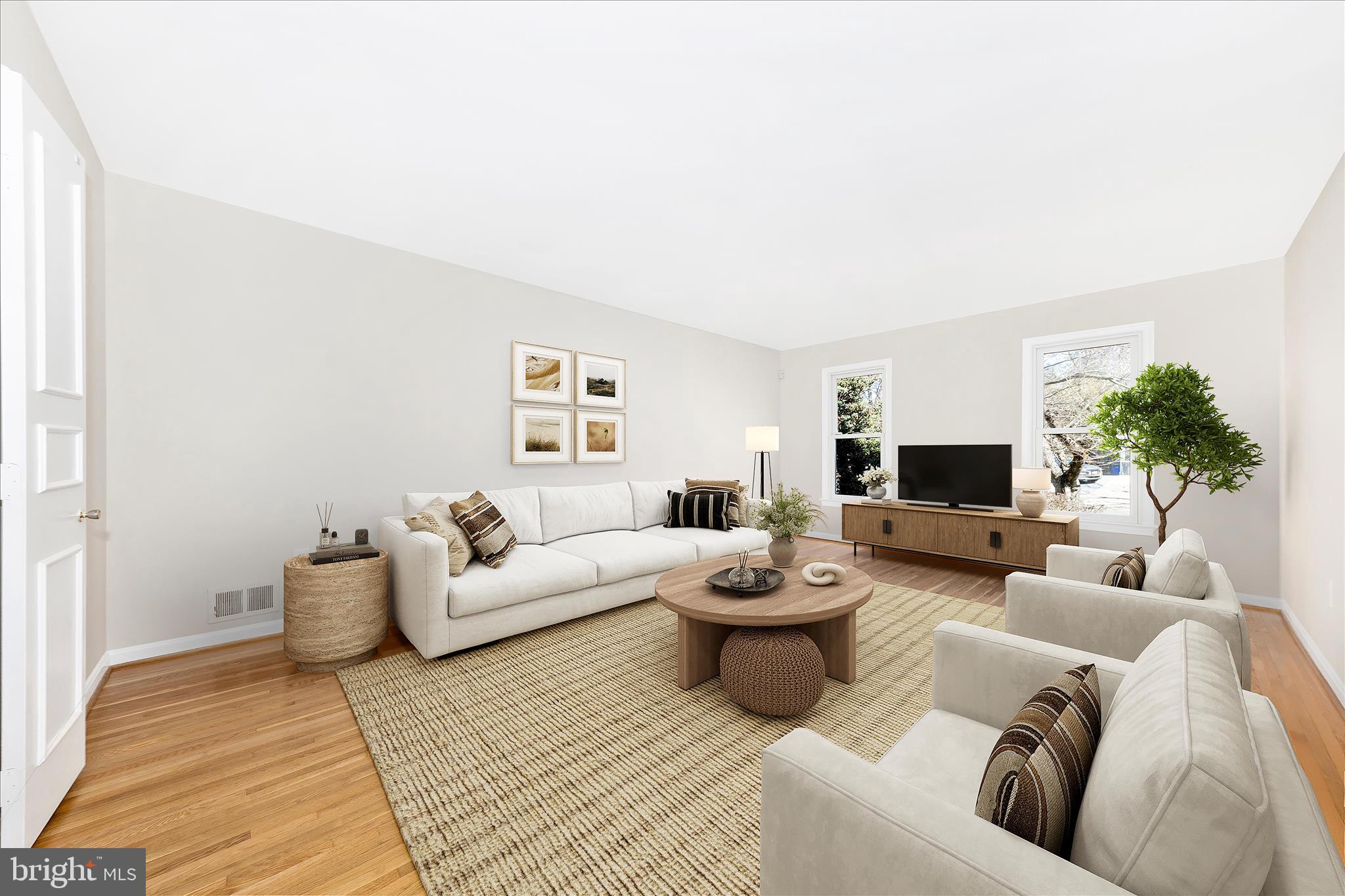 Living Room Virtually Staged