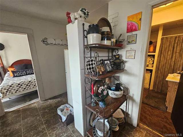 a room that has a couch and a table in it