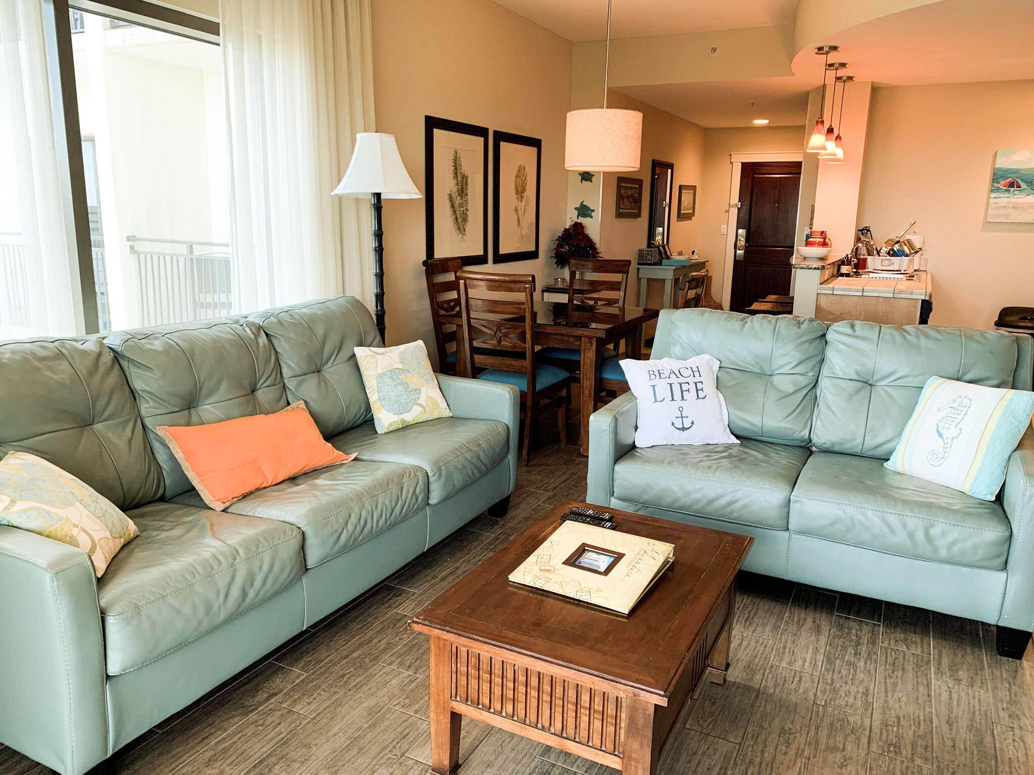 15100 Front Beach Road, Unit 919 921 Panama City Beach, FL 32413 - Photo 20 of 49 a living room with furniture and a window