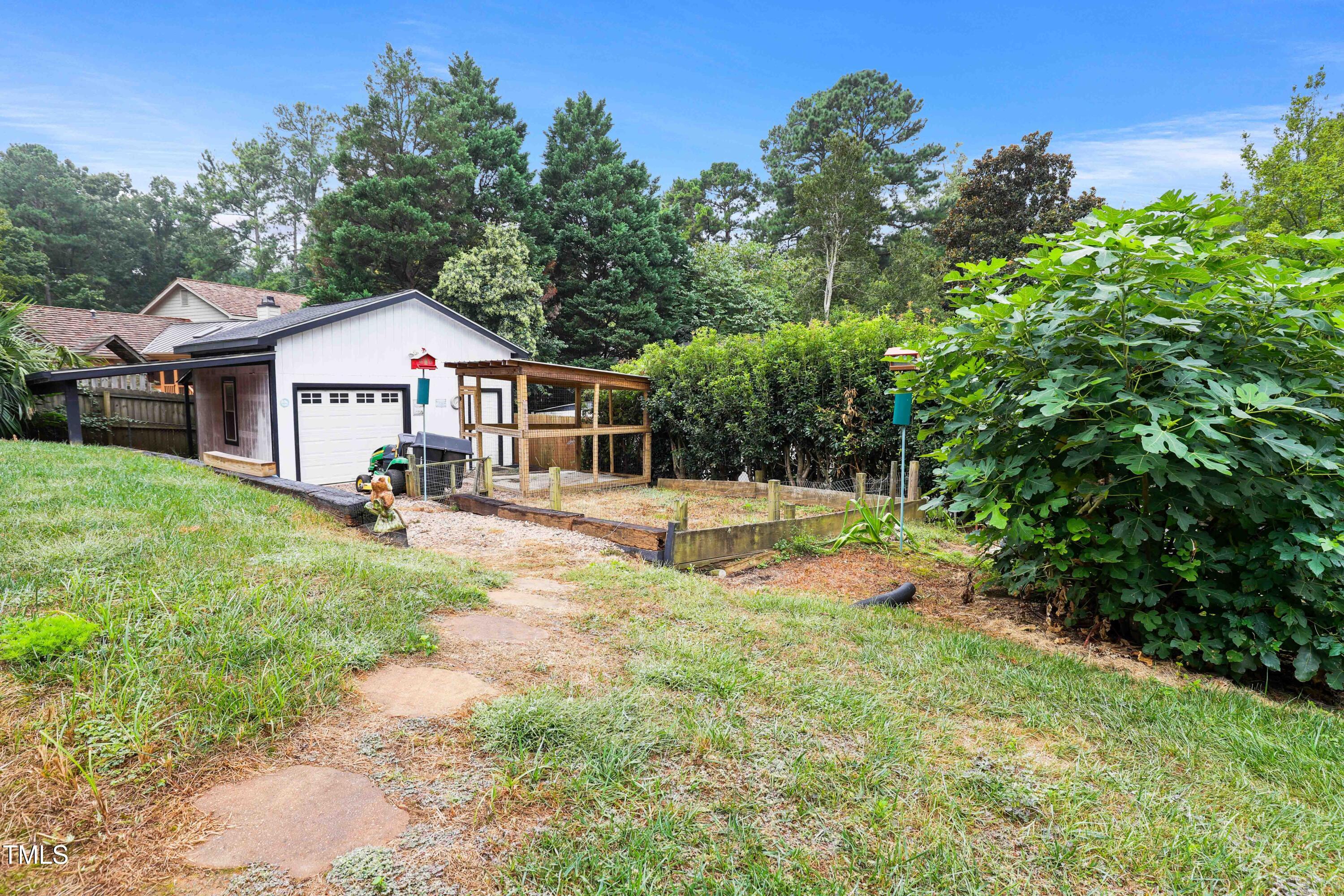 1204 Country Ridge Drive Raleigh, NC 27609 - Photo 41 of 49 a view of a house with pool and a yard