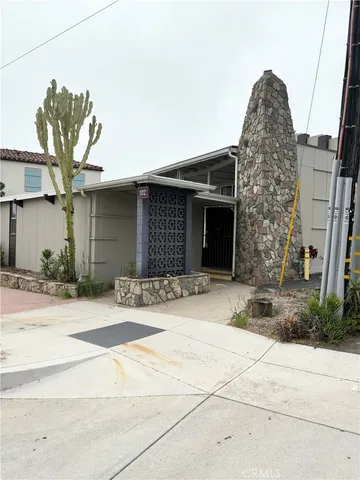 a view of a house with a patio