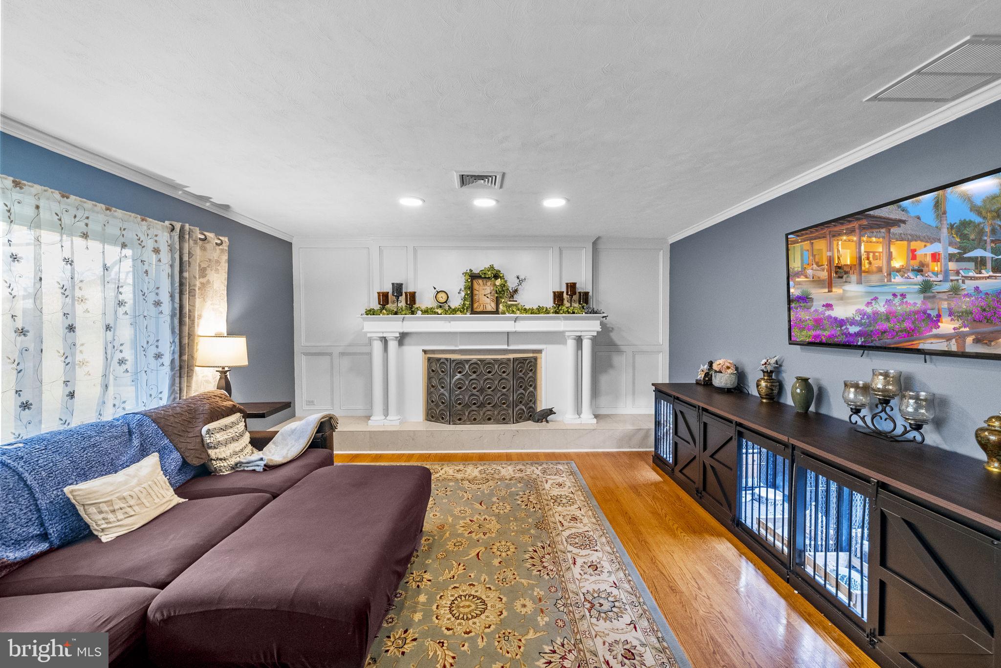 247 Washington Crossing Pennington Road Titusville, NJ 08560 - Photo 25 of 53 a living room with furniture and a flat screen tv
