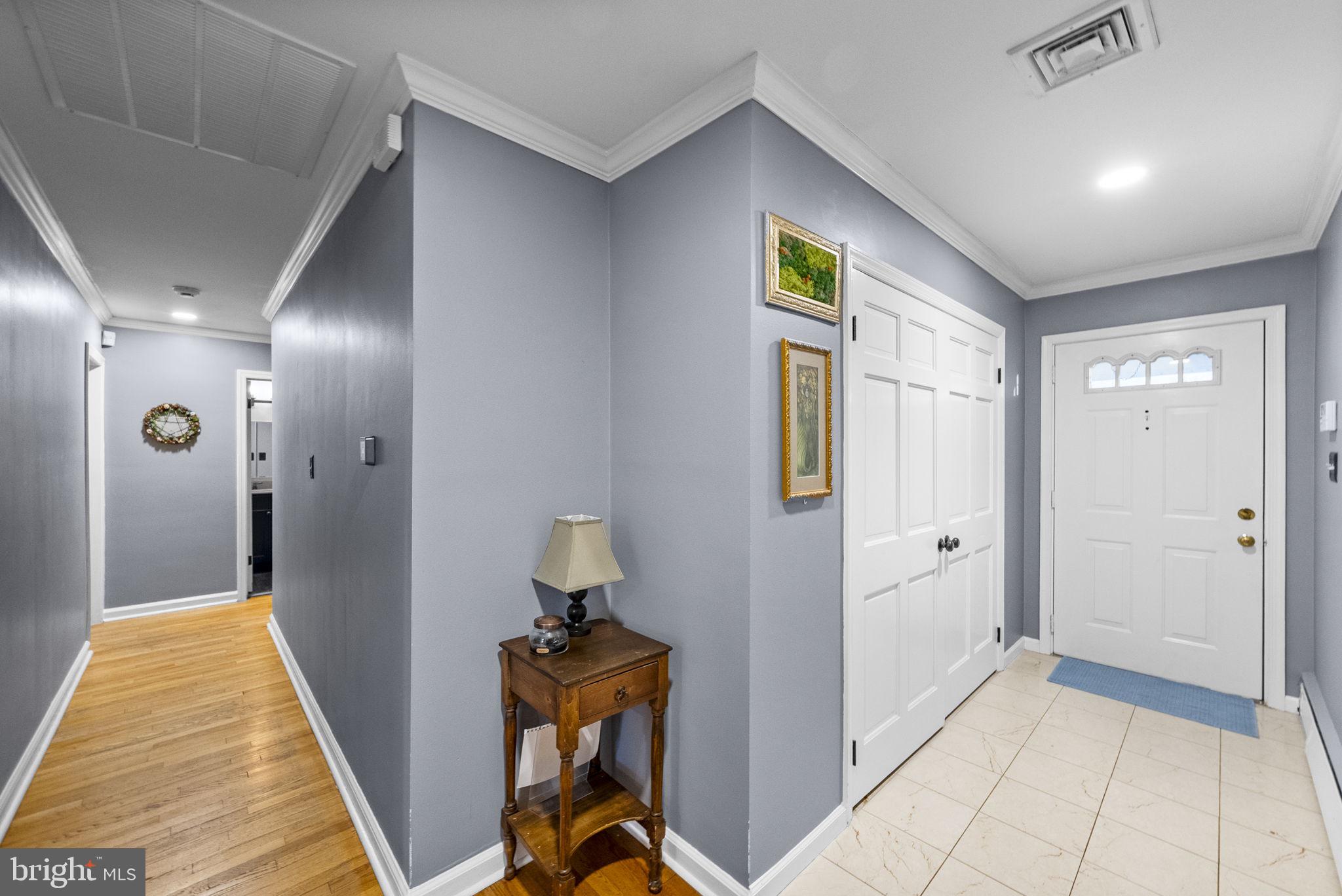 247 Washington Crossing Pennington Road Titusville, NJ 08560 - Photo 26 of 53 a view of hallway with wooden floor