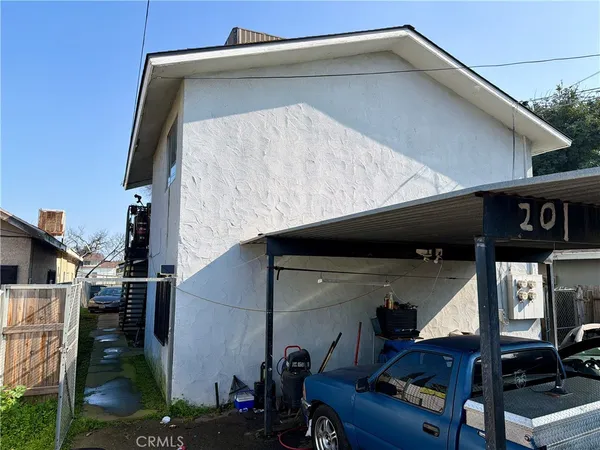 a backyard of a house