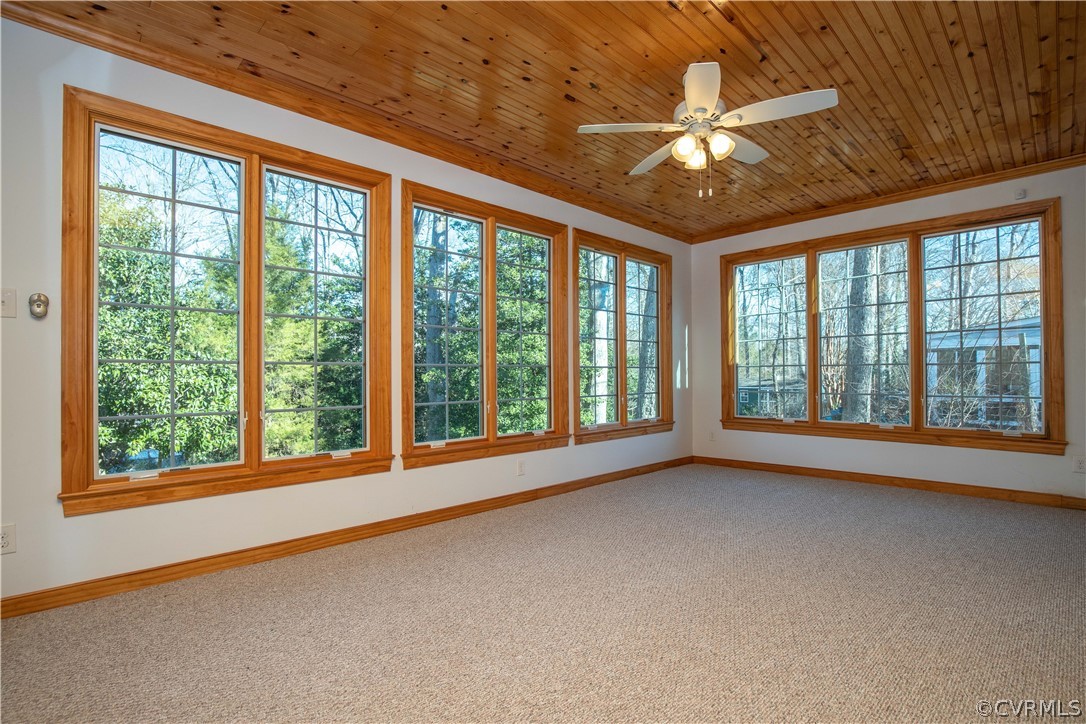 8240 Halstead Road Richmond, VA 23235 - Photo 7 of 35 Florida room has lots of natural light and bead board ceiling!