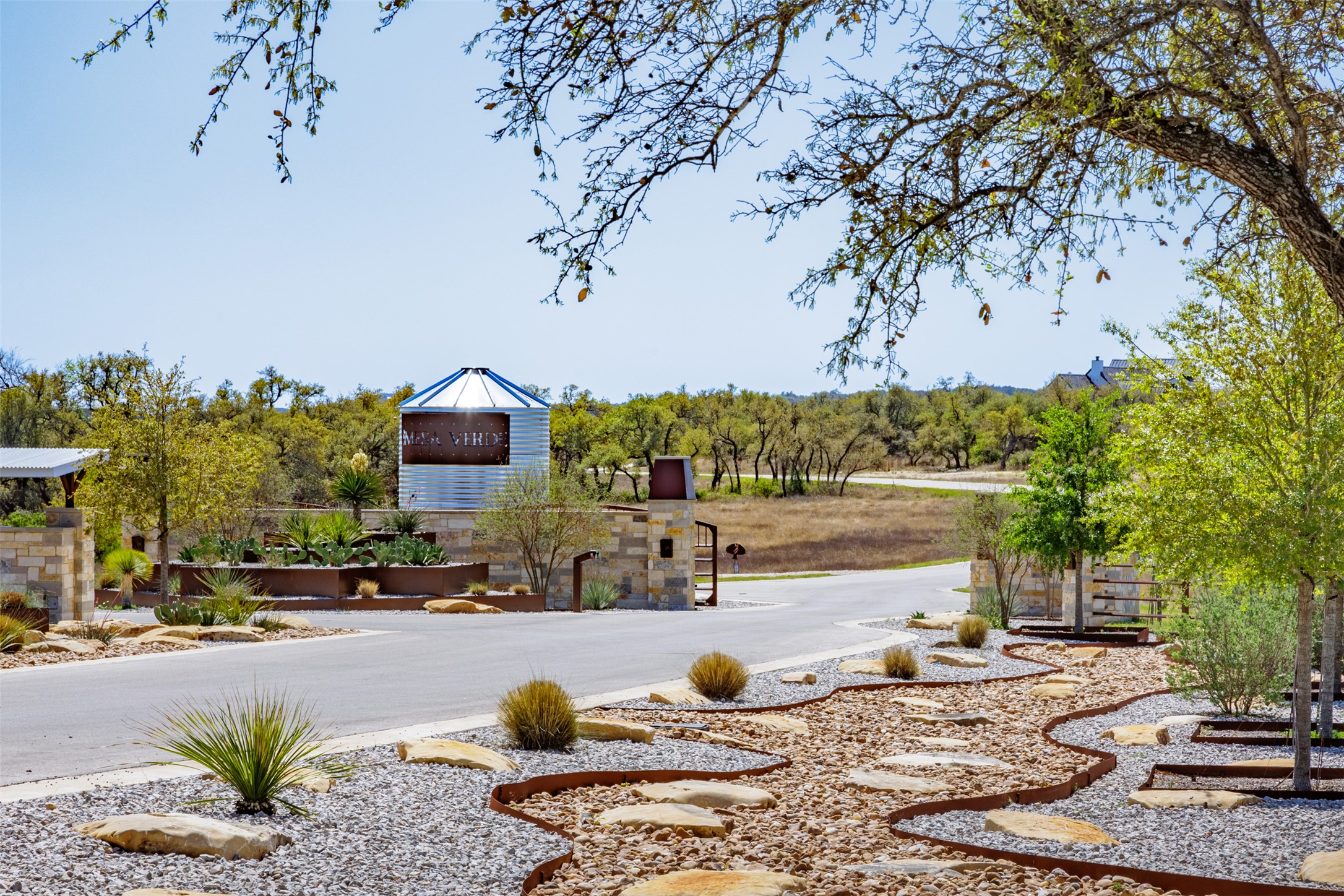 30 Mesa Rnch Road Dripping Springs, TX 78620 - Photo 1 of 35 View of gate