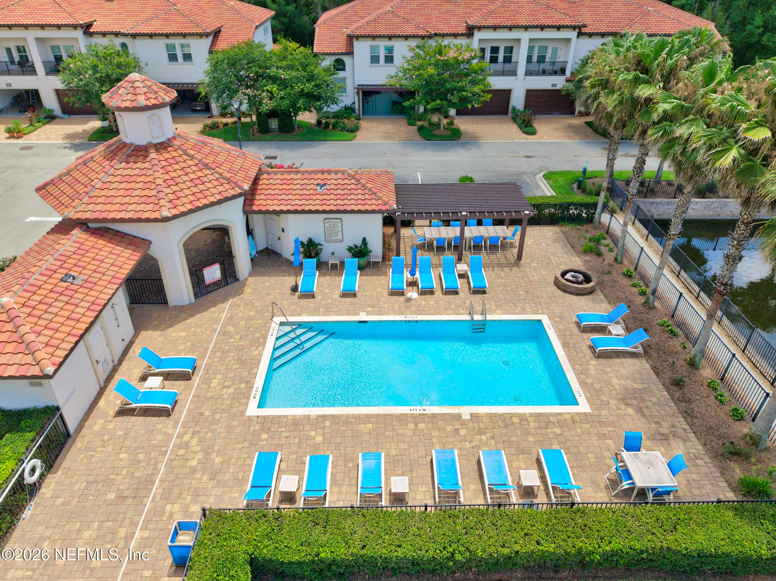 123 Rimini Court Jacksonville, FL 32225 - Photo 40 of 41 Aerial View of The Community Pool