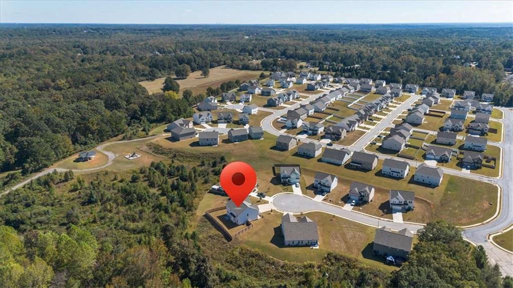 1171 Bodega Loop Locust Grove, GA 30248 - Photo 51 of 57 an aerial view of residential houses with outdoor space