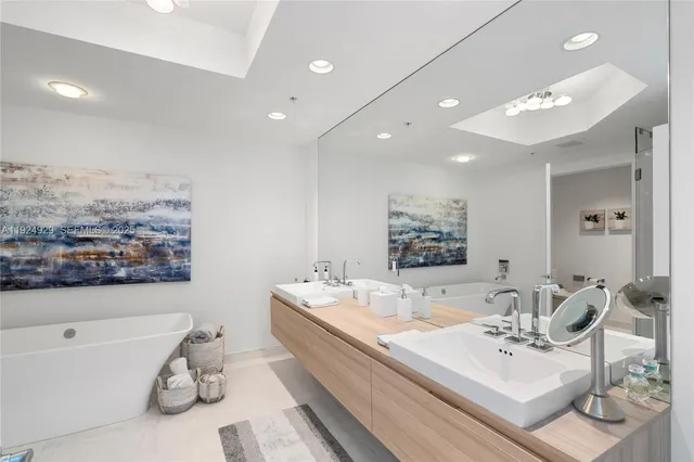 a view of city and lake