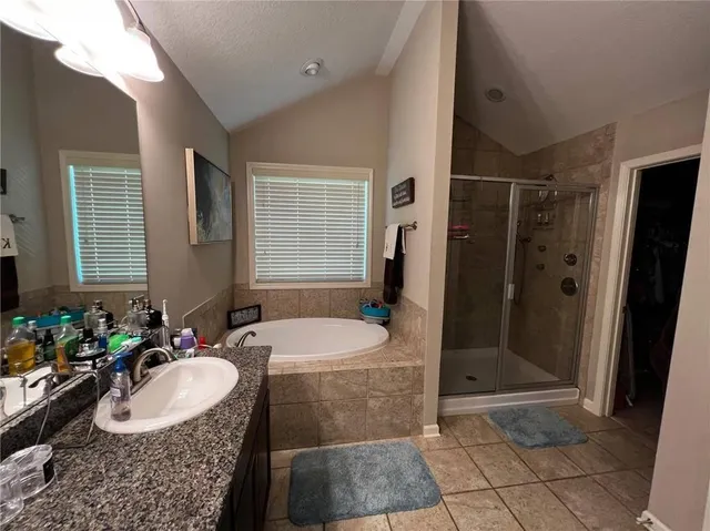 a view of a livingroom with a staircase