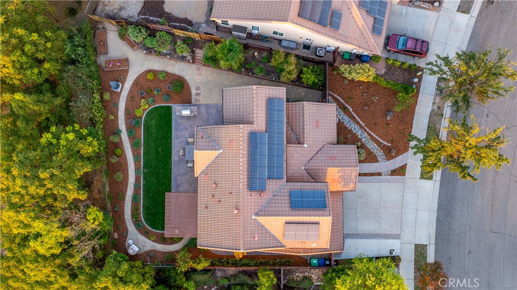 142 Via Camelia Paso Robles, CA 93446 - Photo 41 of 43 an aerial view of a house with swimming pool garden and patio