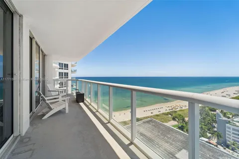 a view of hallway with stairs