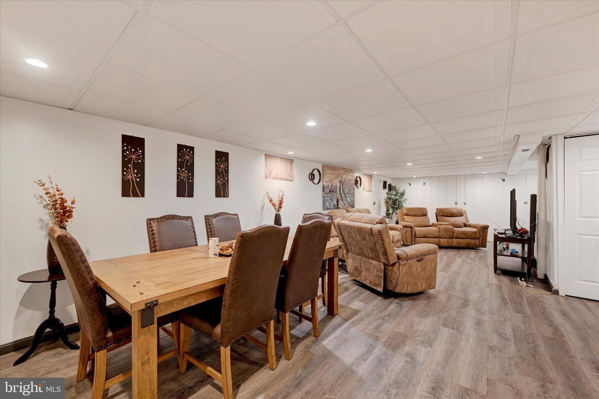 1813 Hanford Road Rosedale, MD 21237 - Photo 21 of 39 a living room with lots of furniture and kitchen view