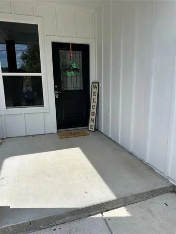 a view of front door