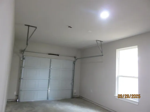 a room with closet area