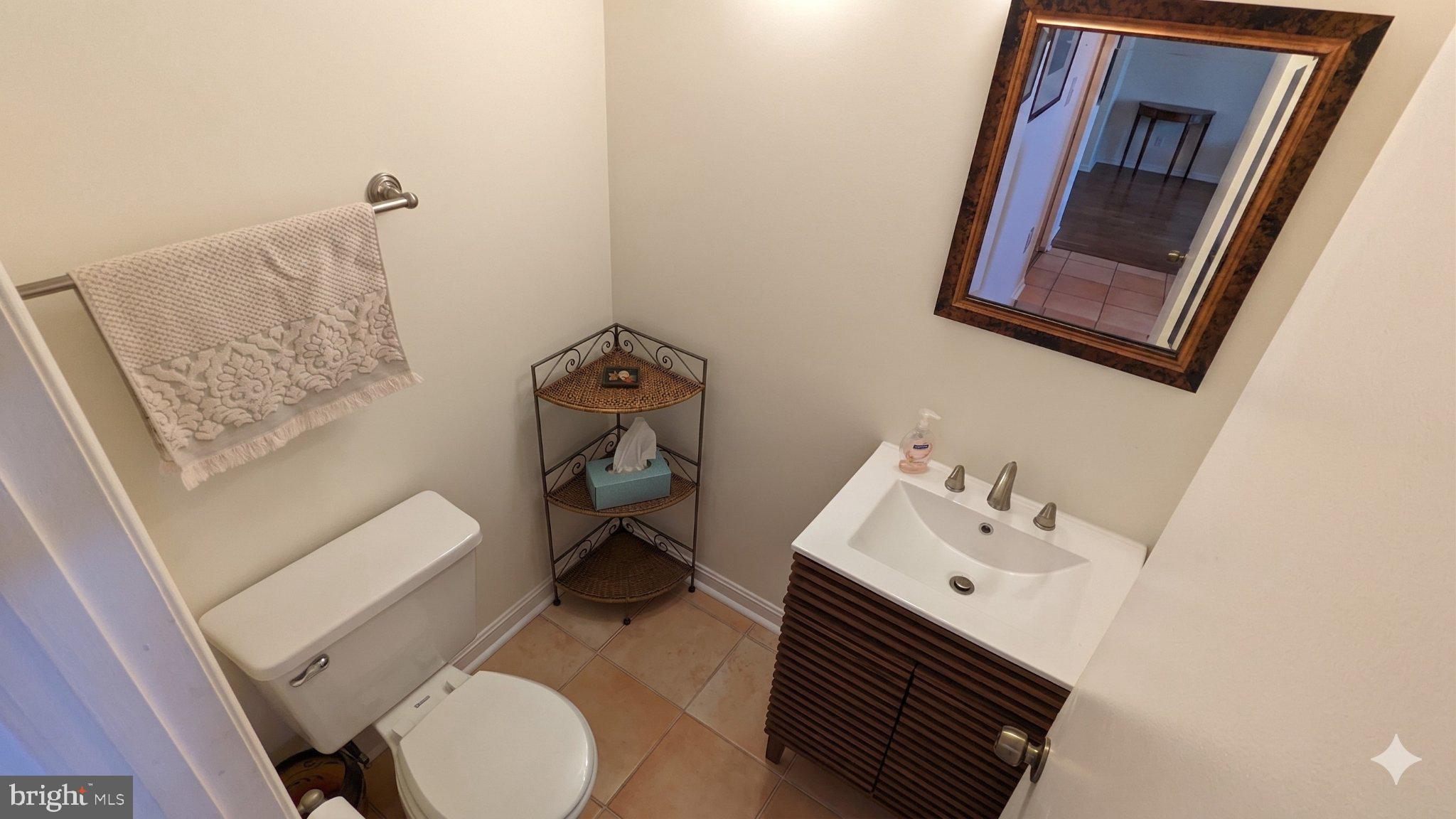 1835 Batten Hollow Road Vienna, VA 22182 - Photo 21 of 50 Charming, modern half-bath retreat.