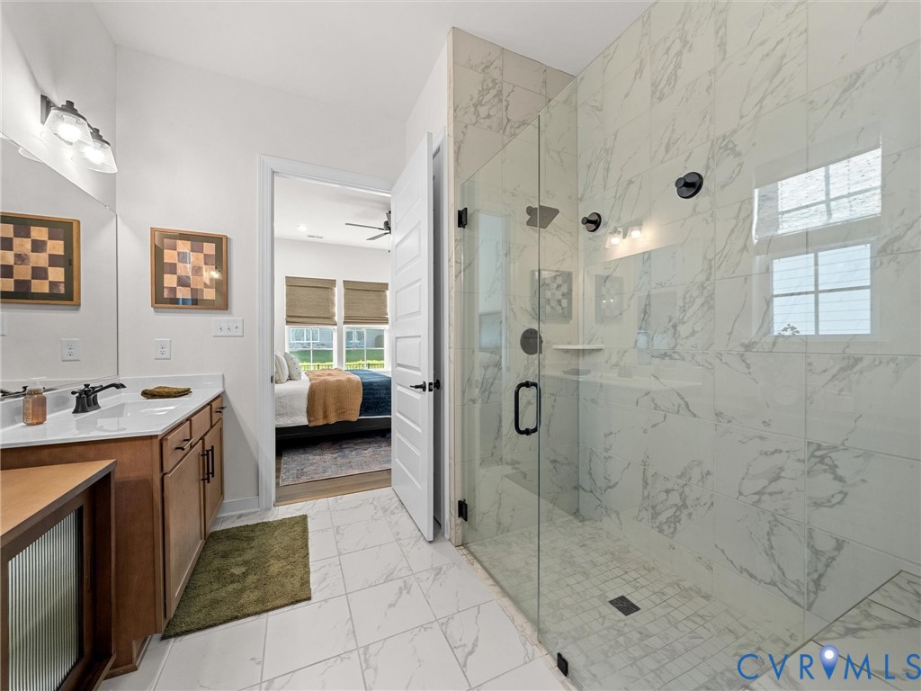 1813 Galley Place Chester, VA 23836 - Photo 23 of 38 Bathroom with connected bathroom, vanity, light ma
