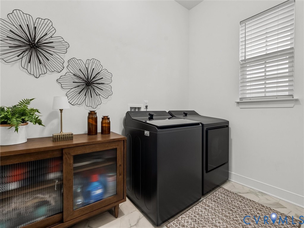 1813 Galley Place Chester, VA 23836 - Photo 26 of 38 Washroom with light marble finish floors and indep