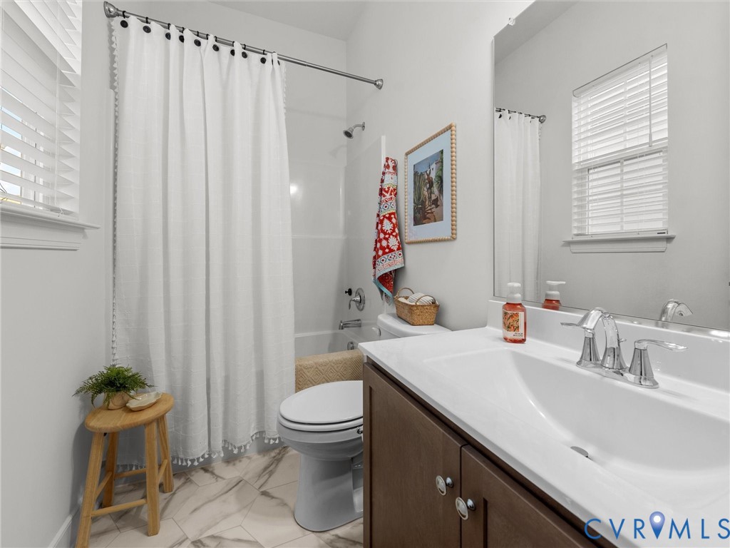 1813 Galley Place Chester, VA 23836 - Photo 28 of 38 Bathroom with plenty of natural light, vanity, sho