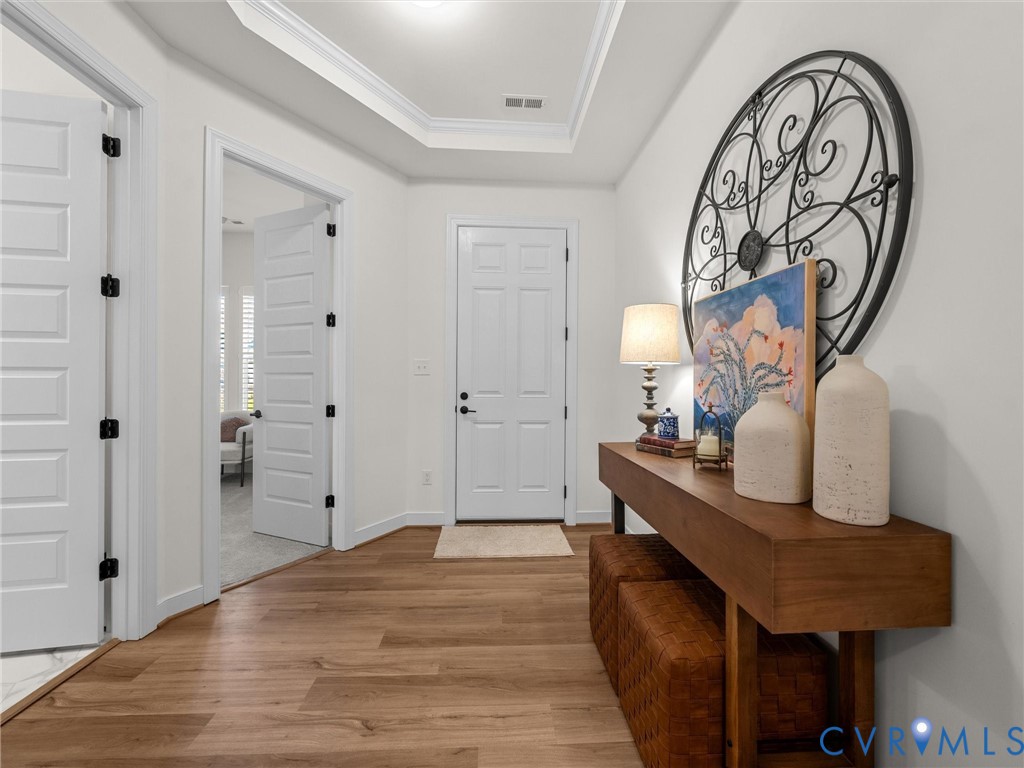 1813 Galley Place Chester, VA 23836 - Photo 4 of 38 Foyer featuring light wood finished floors, a tray