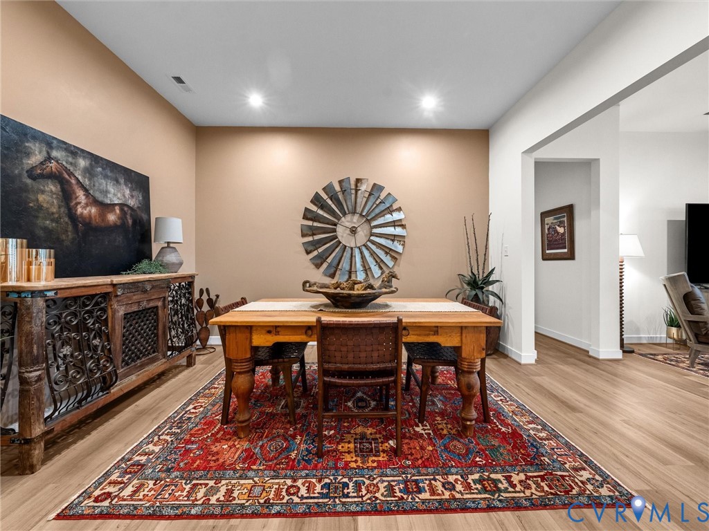 1813 Galley Place Chester, VA 23836 - Photo 7 of 38 Dining area featuring light wood-style floors and