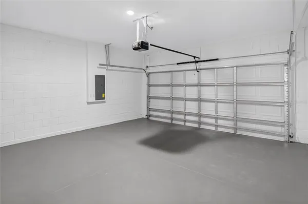 a view of a room with an empty space