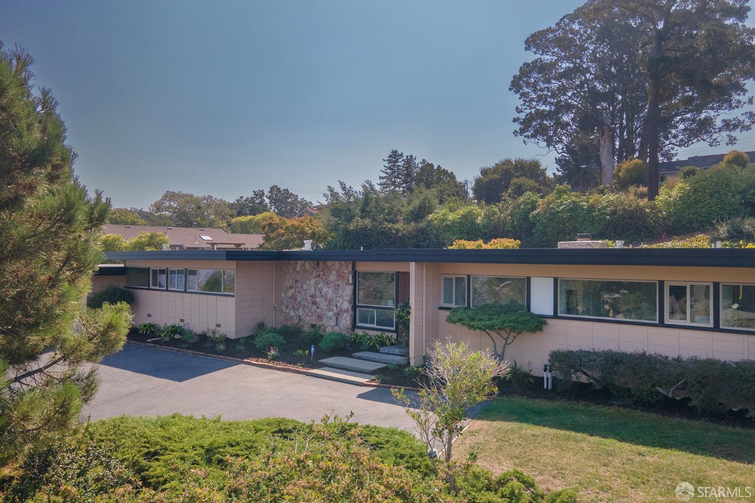 406 Middle Road Belmont, CA 94002 - Photo 60 of 67 front view of a house with a yard