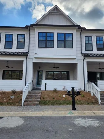 a house view with a outdoor space