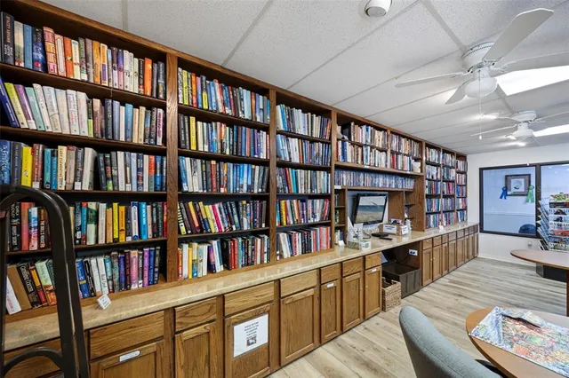 a view of a yard with an outdoor space