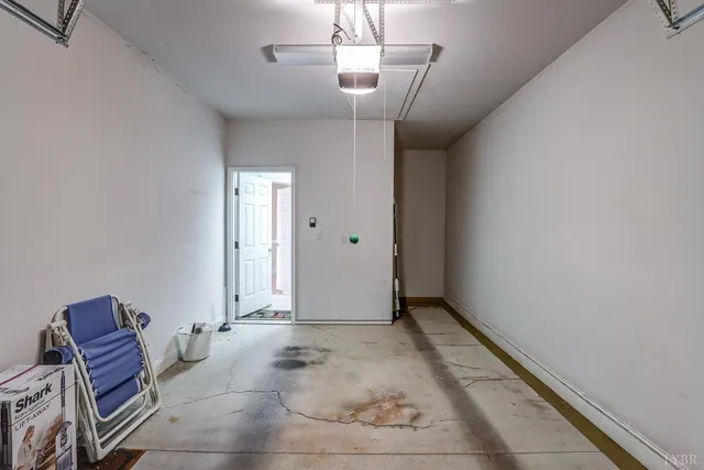 a view of a wooden balcony