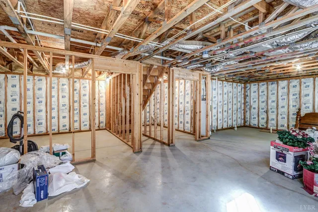 a view of a room with furniture