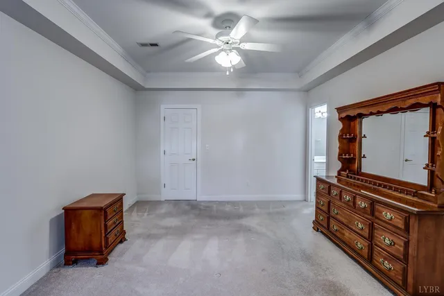 a bathroom with a sink vanity and a mirror