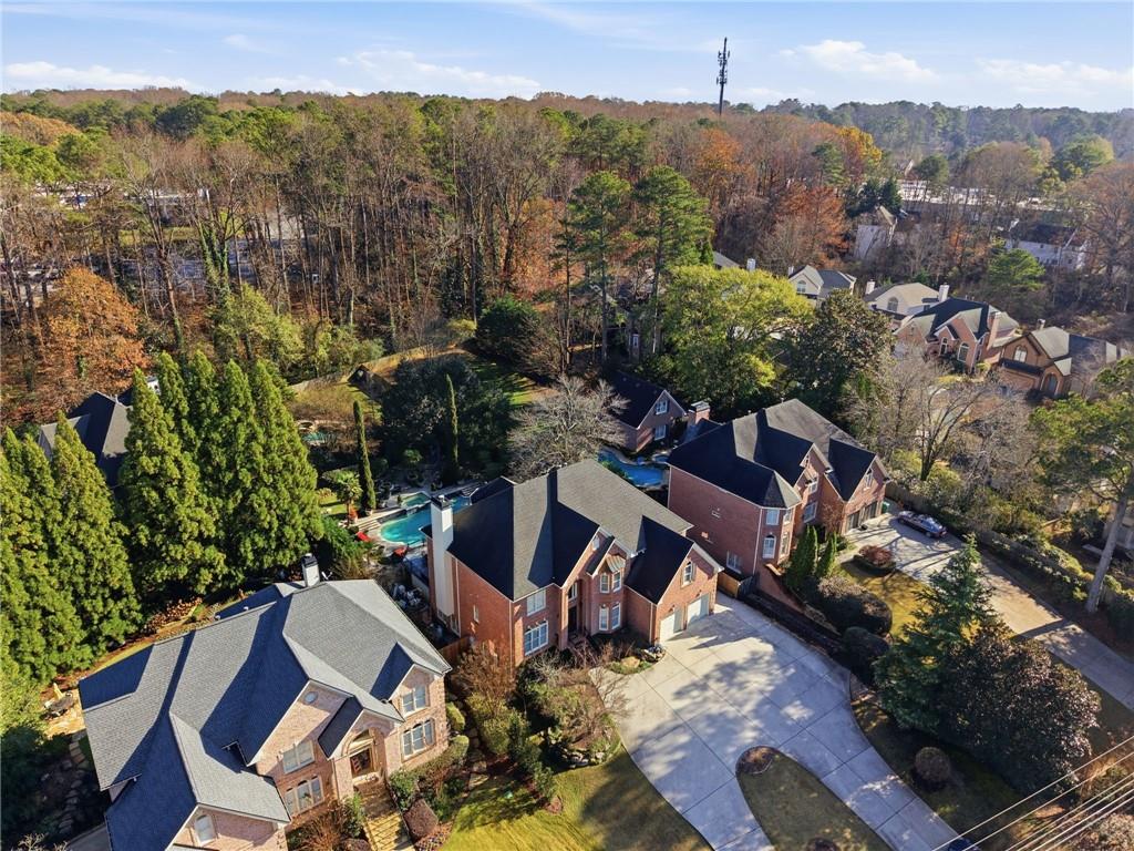 1607 Oak Grove Road Decatur, GA 30033 - Photo 58 of 71 an aerial view of a house with a yard