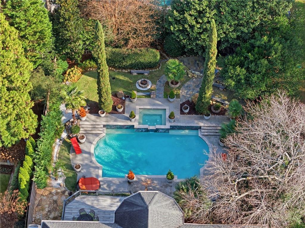 1607 Oak Grove Road Decatur, GA 30033 - Photo 61 of 71 an aerial view of a house with outdoor space