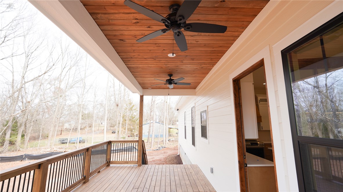 1001 Five Forks Road Pendleton, SC 29670 - Photo 37 of 43 This spacious deck offers abundant natural light and provides a perfect outdoor retreat.
