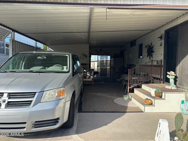 a view of car garage