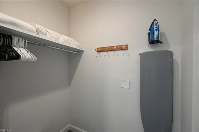 a close view of utility room