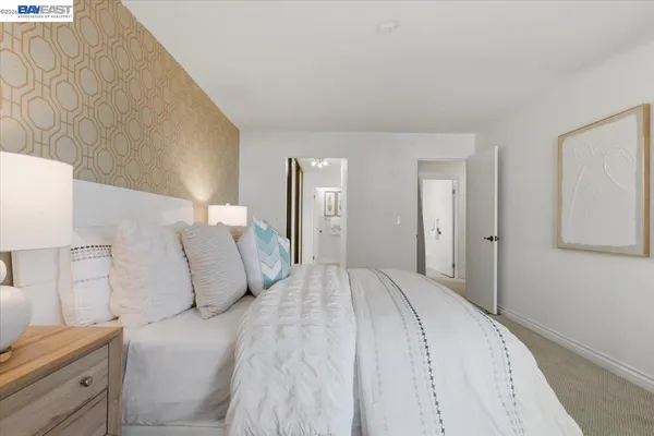 a view of city with ocean