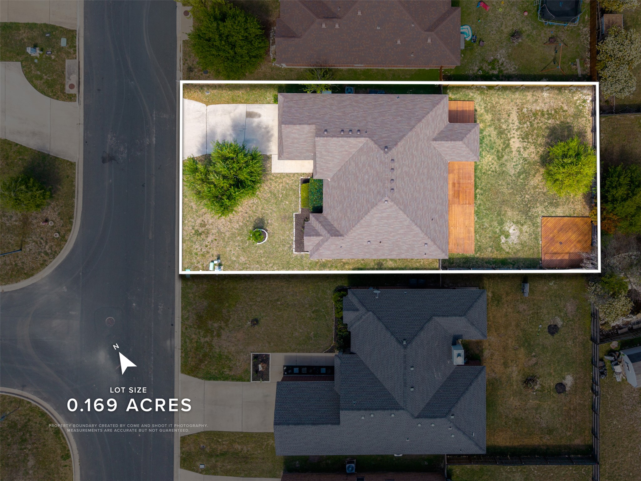 133 Lignite Drive Jarrell, TX 76537 - Photo 27 of 36 The home sits on a well-sized lot within the established Sonterra community, surrounded by friendly neighbors and tree-lined streets.